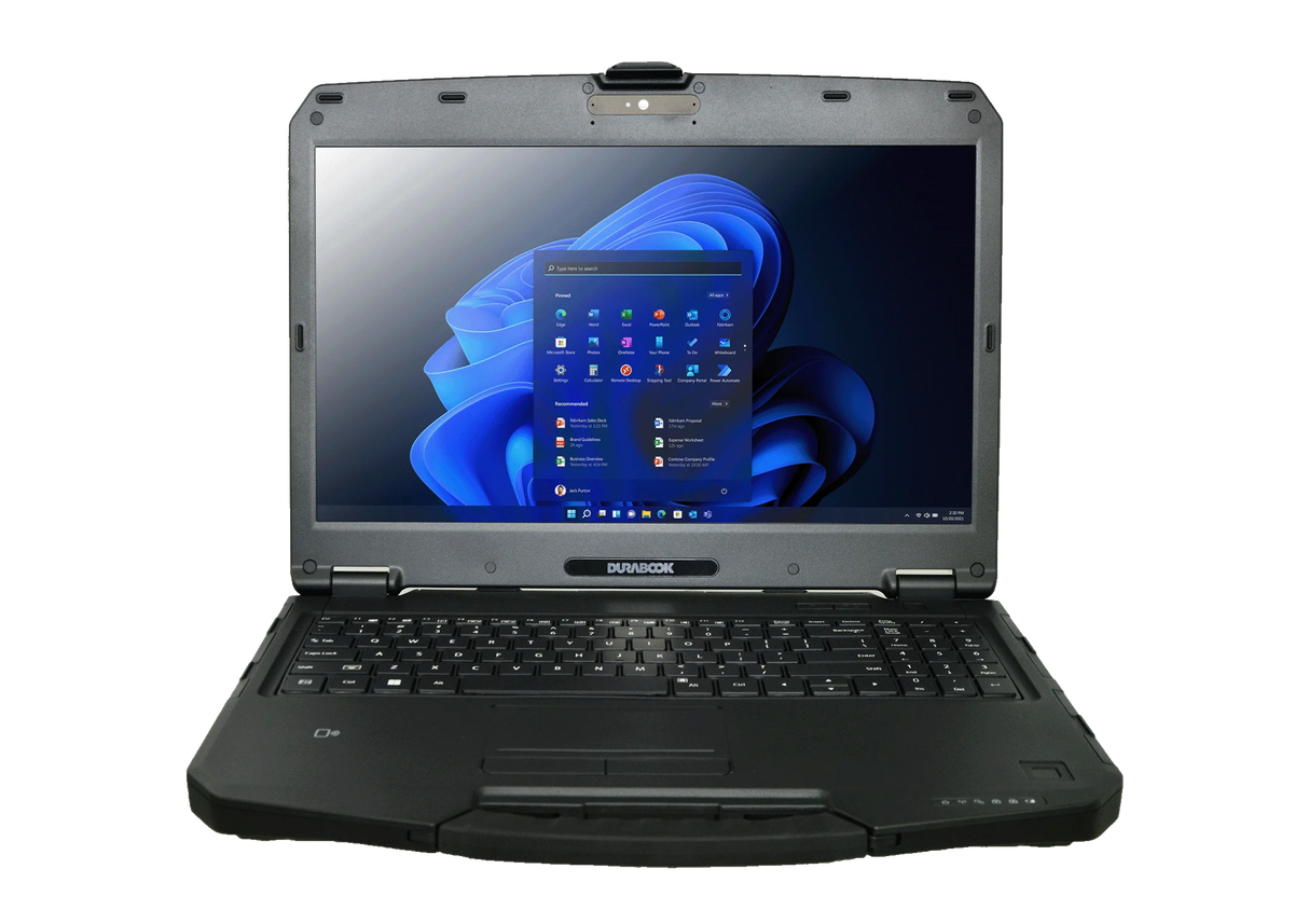 Durabook S15 - Intel Core i5 - 1235U, 15.6" FHD, Windows 11 Pro, Backlit Keyboard with Numeric Keypad - Rugged Books Inc.