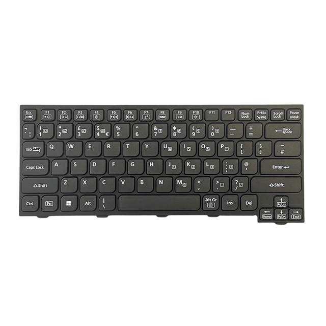 ENGLISH UK FZ - 55 QWERTY NON - BACKLIT KEYBOARD Panasonic Part FZ - VKB550 | N2ABZY000832 - Rugged Books Inc.