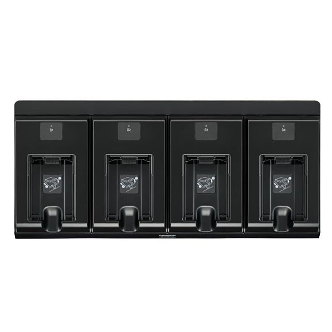 FZ - VCBN121M 4 - Bay Battery Charger for FZ - N1 Standard FZ - VZSUN110U and Long Life FZ - VZSUN120U Batteries - Rugged Books Inc.