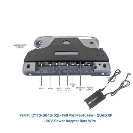 Gamber Johnson Cradle / Port Replicator for Panasonic Toughbook FZ - 40 - Rugged Books Inc.