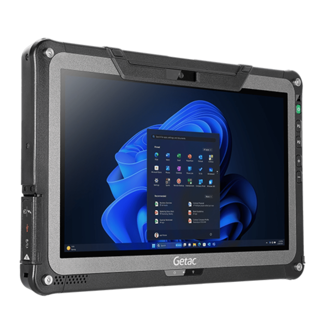 Getac F110G7, Intel Core i5 - 1335U, Rugged Tablet, 11.6"Sunlight Readable FHD Touchscreen, 8GB RAM, 256GB PCIe SSD, Windows 11 Pro. - Rugged Books Inc.