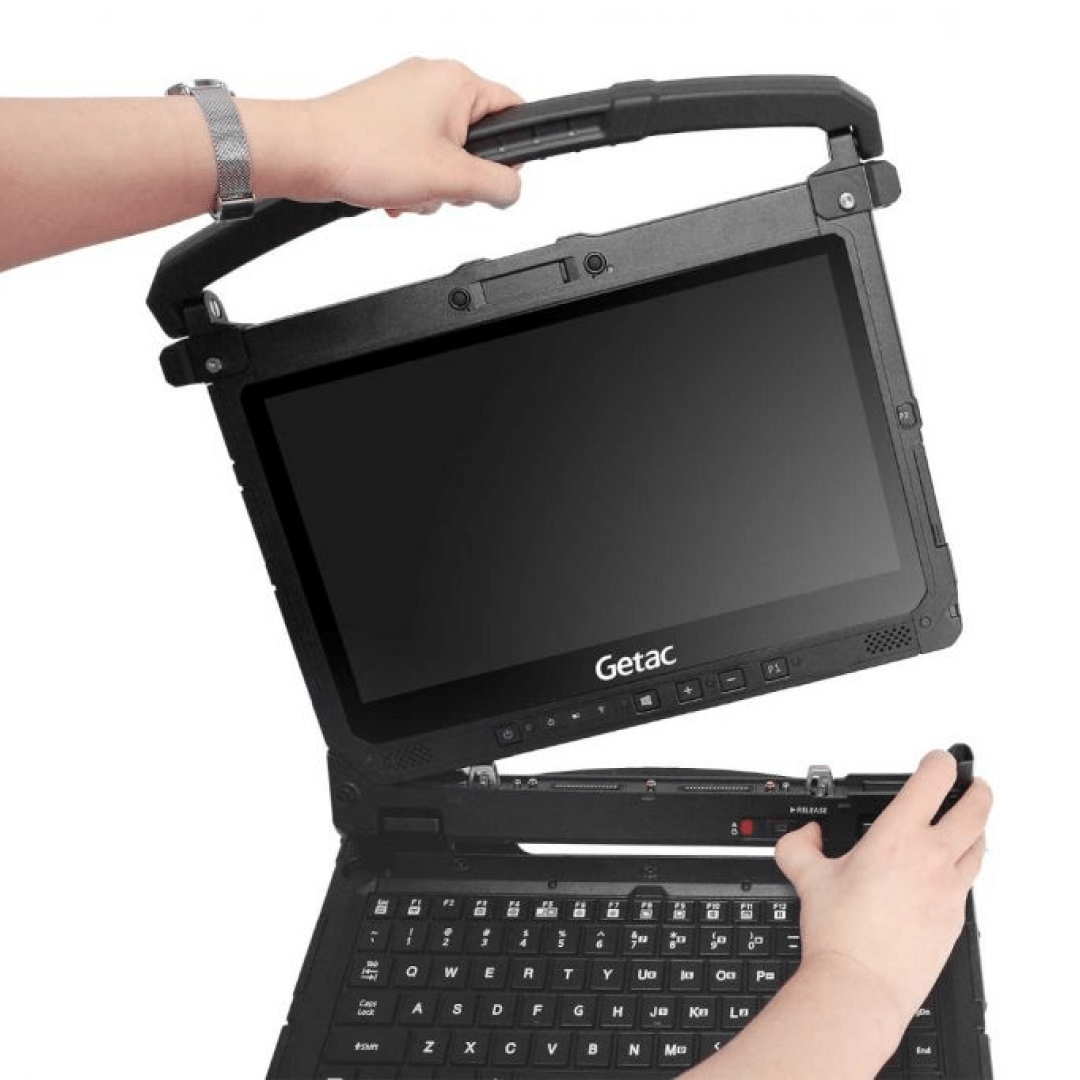 Getac K120, 12.5" FHD Rugged, 2 - in - 1, Intel Core i5 - 8250U, 16GB, 1TB SSD, 4G LTE, Windows 11 Pro - Rugged Books Inc.