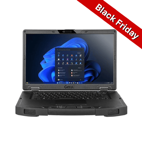 Getac S510 G1 Rugged Laptop, Intel® Core™ Ultra 5 processor 125U, 15.6" FHD (1920 x 1080) NO Touch Sunlight Readable, 8GB, 256GB SSD, Backlit Keyboard, Windows 11 Pro. - Rugged Books Inc.