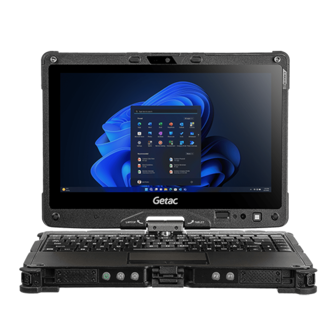 Getac V110G7 2 - in - 1 Rugged Laptop, Intel Core i5 - 1235U, 11.6" FHD Sunlight - Readable, Multi - Touch, Windows 11 Pro. - Rugged Books Inc.