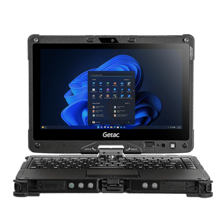 Getac V110G7 2 - in - 1 Rugged Laptop, Intel Core i5 - 1235U, 11.6" FHD Sunlight - Readable, Multi - Touch, Windows 11 Pro. - Rugged Books Inc.