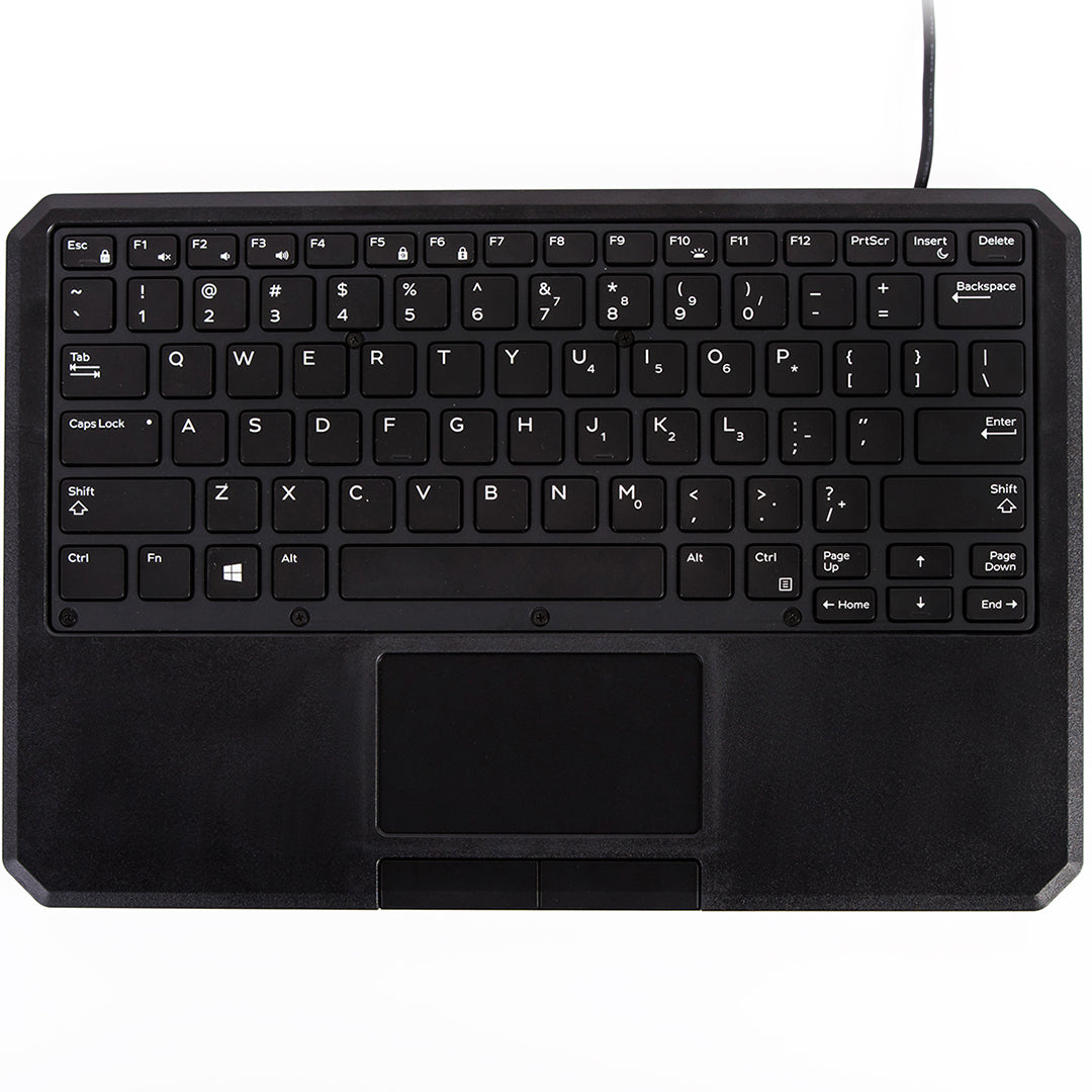 iKey (IK-82-SA-USB-FC) Stand Alone USB Rugged Sealed Keyboard for Various Brands, Full-Size QWERTY, Rugged Sealed, IP65, USB
