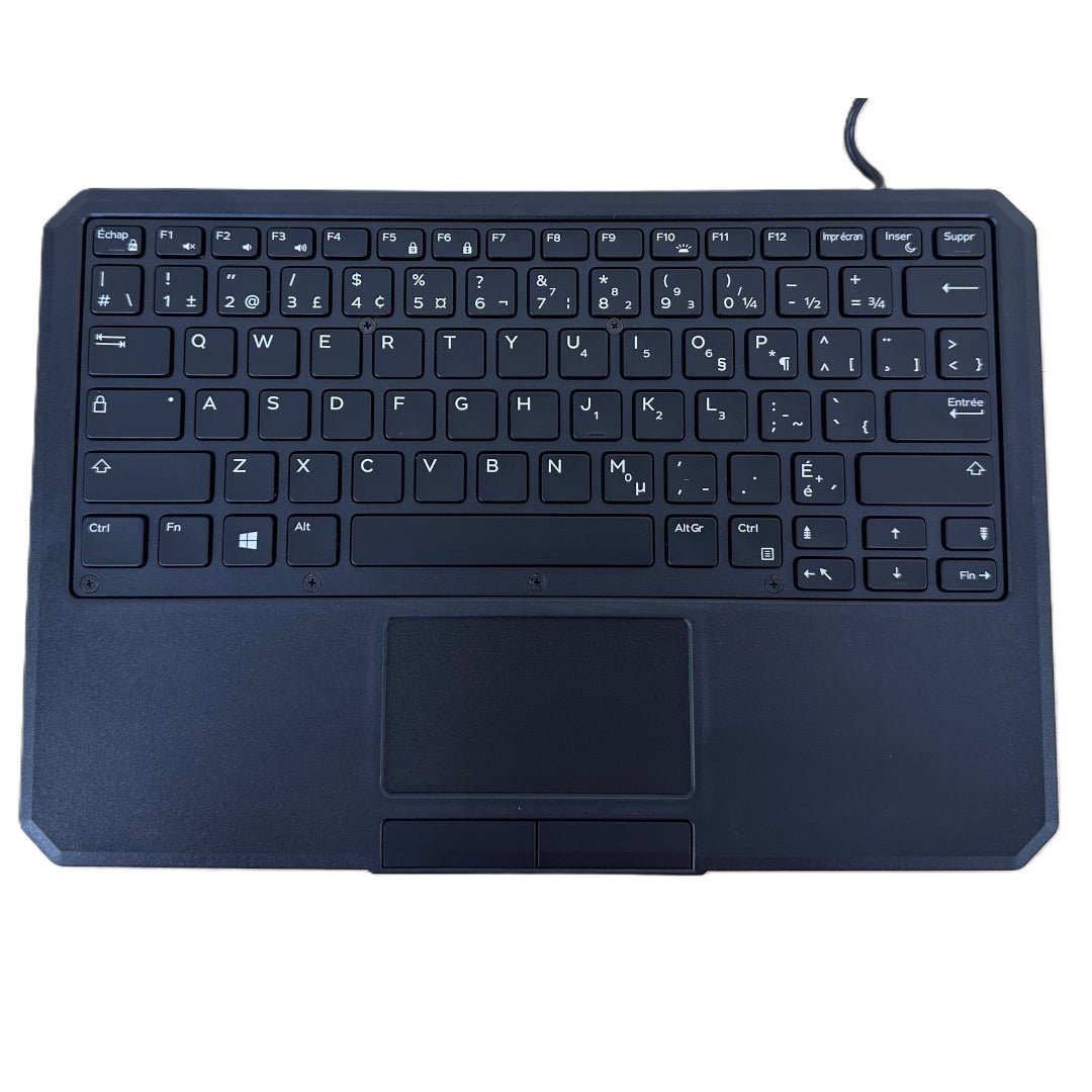 iKey (IK - 82 - SA - USB - FC) Stand Alone USB Rugged Sealed Keyboard for Various Brands, French QWERTY, Rugged Sealed, IP65, USB - New - Rugged Books Inc.