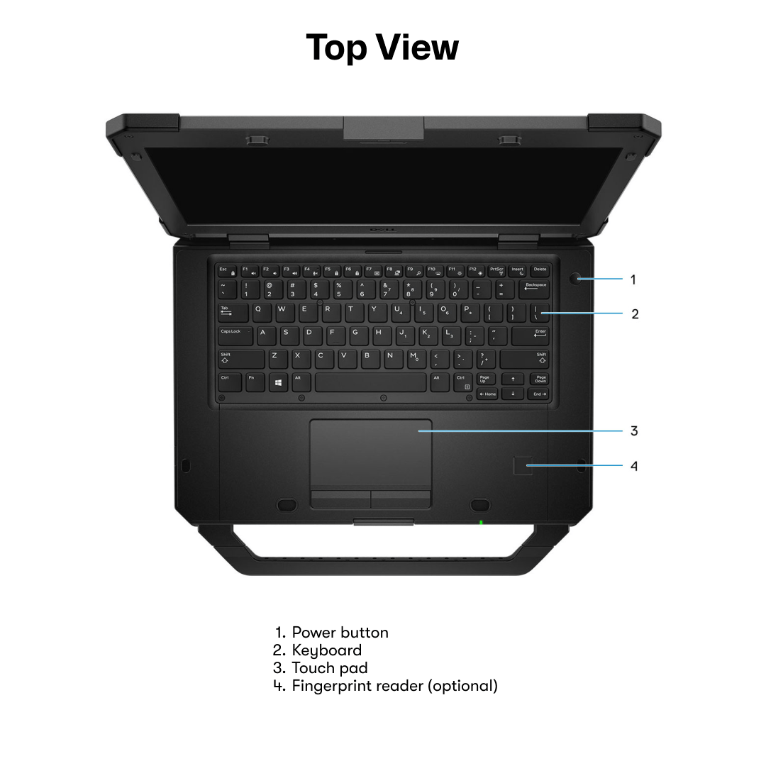 Latitude 5420, 14" FHD, Touch, Intel Core i7 - 8650U, AMD Radeon RX 540, Windows 11 Pro. - Rugged Books Inc.