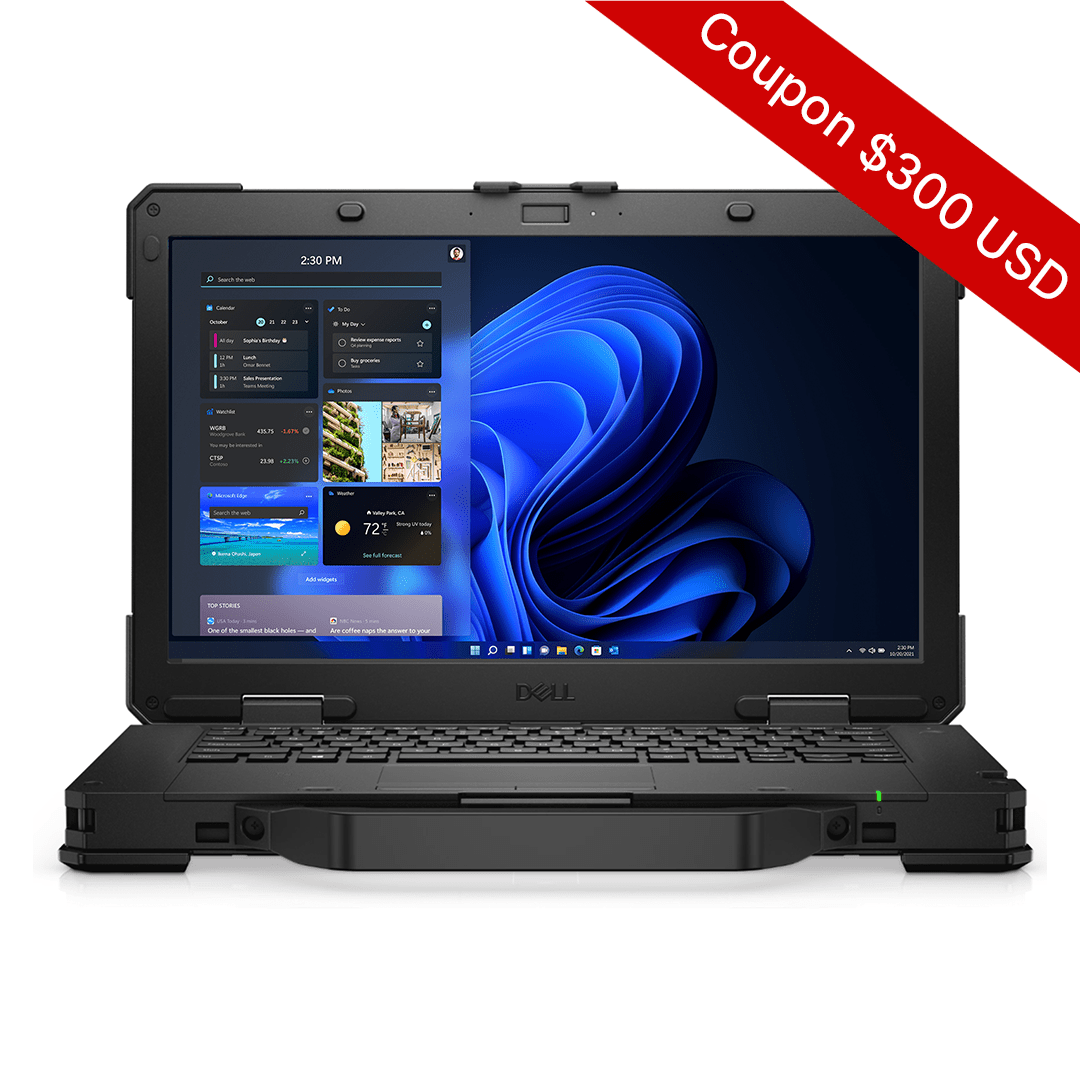 Latitude 5430 Rugged, 14" FHD Touch, Intel Core i5 - 1145G7, 32GB, 256GB SSD, Webcam, 5G, eSIM, dGPS, Win11 Pro. (TAA Compliant) - Rugged Books Inc.