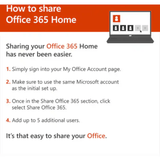 Microsoft Office 365 Home - Subscription License - Up to 6 User, Up to 6 PC/Mac - 1 Year - Available via Electronic - PC, Intel - based Mac - Rugged Books Inc.