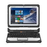 Panasonic Toughbook 20, CF - 20 MK2, Intel Core i5 - 7Y57, 10.1" Multi - Touch + Digitizer, 8GB, 256GB SSD, Backlit Keyboard, 4G LTE, 2D Bar Laser, Bridge Battery, Windows 10 Pro - Rugged Books Inc.