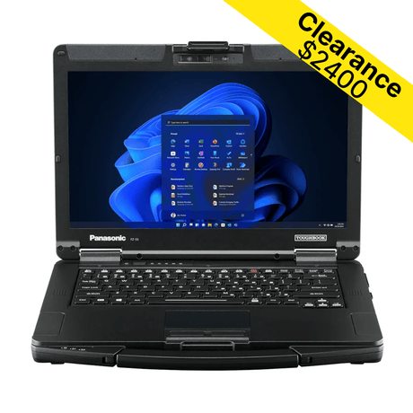 Panasonic Toughbook 55, FZ - 55 MK2, Core i5 - 11th Gen, up to 4.4GHz, 14 - inch FHD, Multi - Touch, 32GB, 1TB SSD, 4G LTE, Wi - Fi 6, Webcam, No USB - C, Intel Iris Xe Graphics, Windows 11 Pro. - Rugged Books Inc.