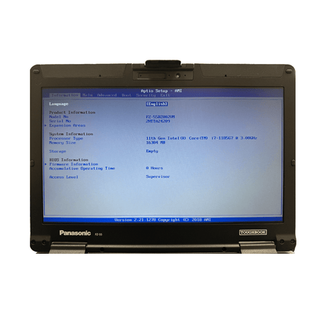 Panasonic Toughbook FZ - 55 MK2 11th Gen Intel Core i7 Motherboard Only - Rugged Books Inc.