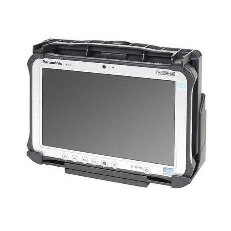 Panasonic Toughbook G2 / Toughpad G1 Vehicle Cradle (no electronics), GJ Hole Pattern - Model: 7160 - 0489 - 00 - Rugged Books Inc.