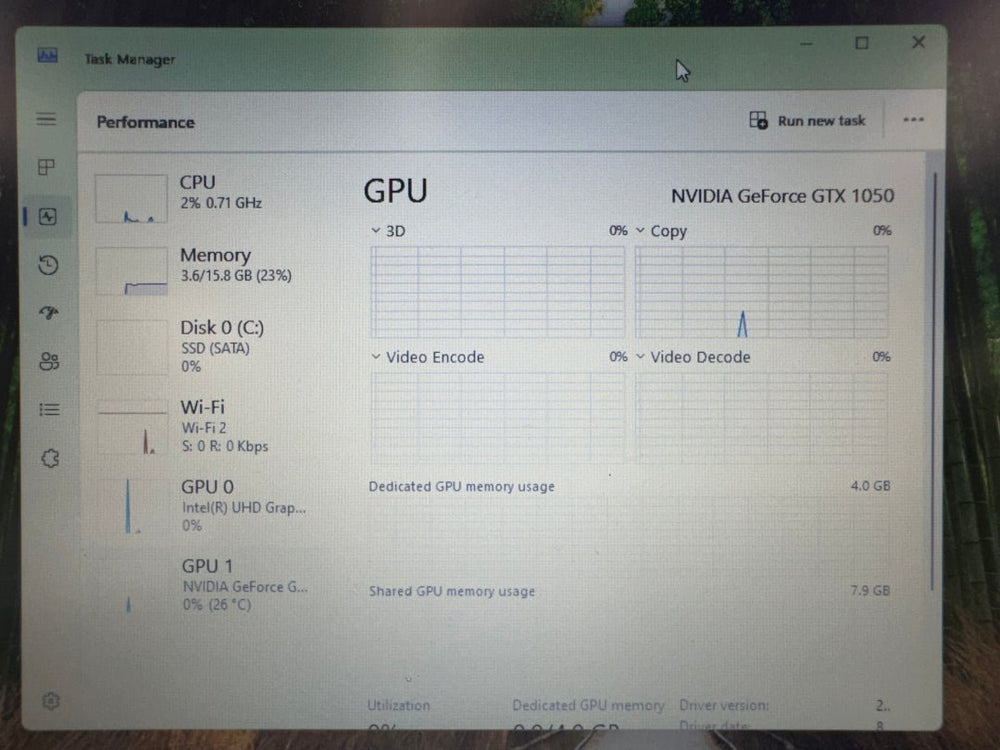 Task Manager Gtx 1060i Rtx 3080 Nvidia Task Manager Getac S410G2