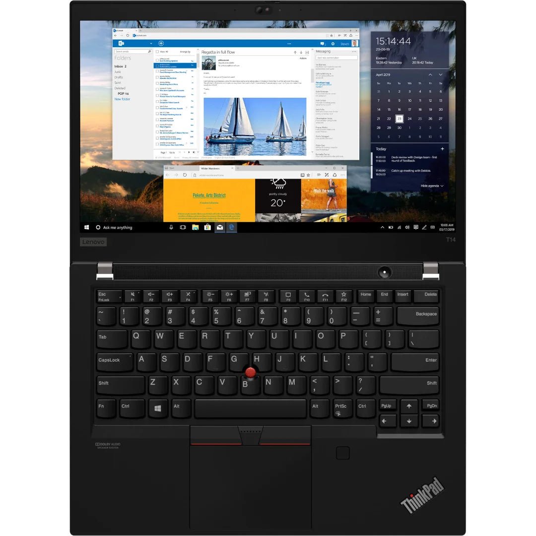 ThinkPad T14 Gen 1, 14" FHD Touchscreen, Intel Core i7 - 10610U, 16GB, 512GB SSD, Windows 11 Pro. - Rugged Books Inc.