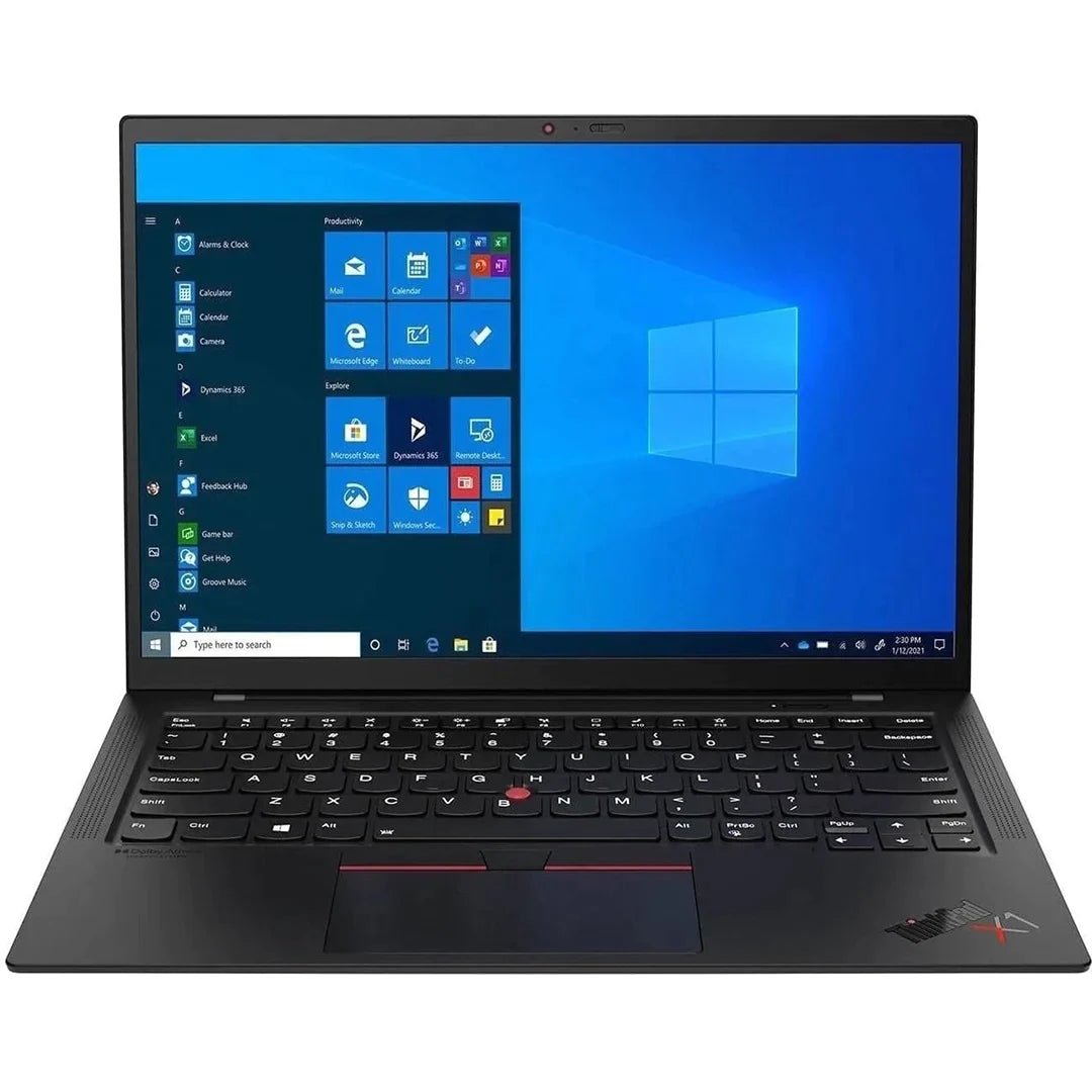 ThinkPad X1 Carbon Gen 9, Black, 14" WUXGA, Intel Core i5 - 1135G7, 16GB, 256GB SSD, Windows 10/11 Pro. - Rugged Books Inc.