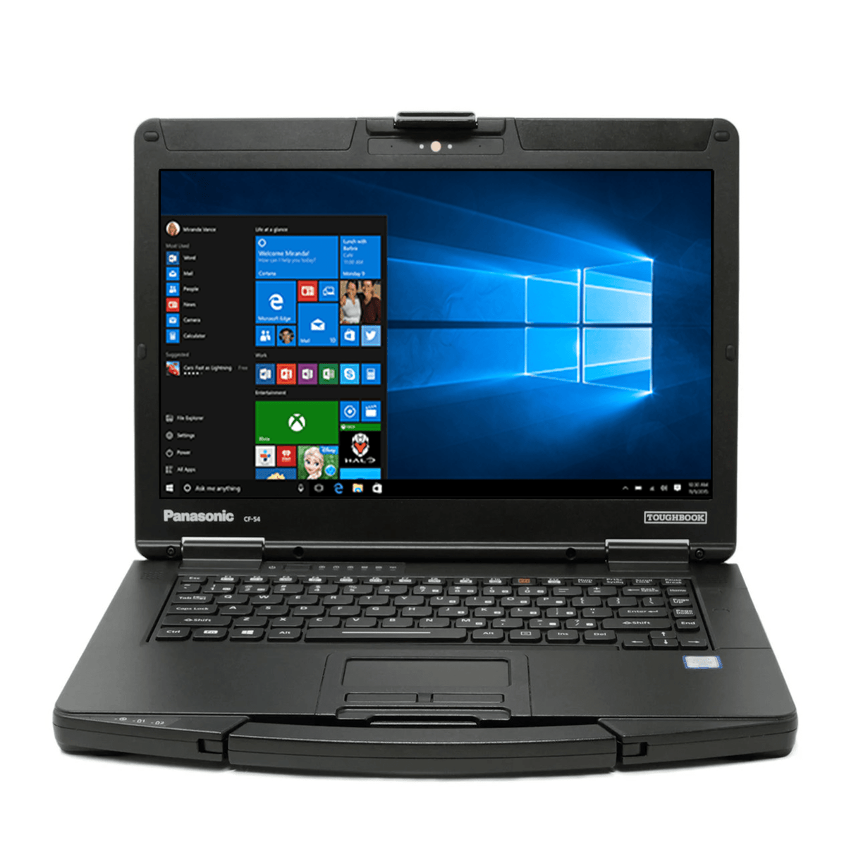 Toughbook 54 MK1, 14" HD, Intel i5 - 5300U, 16GB, 4G LTE, DVD, Windows 10 Pro. - Rugged Books Inc.