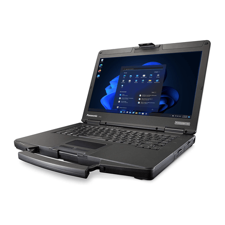Toughbook 54 MK2, 14" FHD Touch, Intel i5 - 6300U, 16GB, 4G LTE, Webcam, Windows 11 Pro. - Rugged Books Inc.