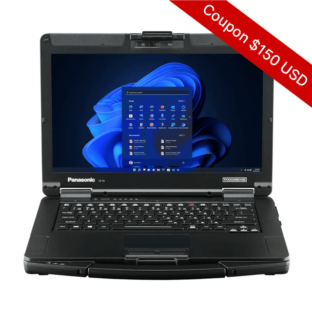 Toughbook FZ - 55 MK3, Intel Core i5 - 1345U, 14" HD, 16GB, 512GB SSD, Windows 11 Pro - Rugged Books Inc.