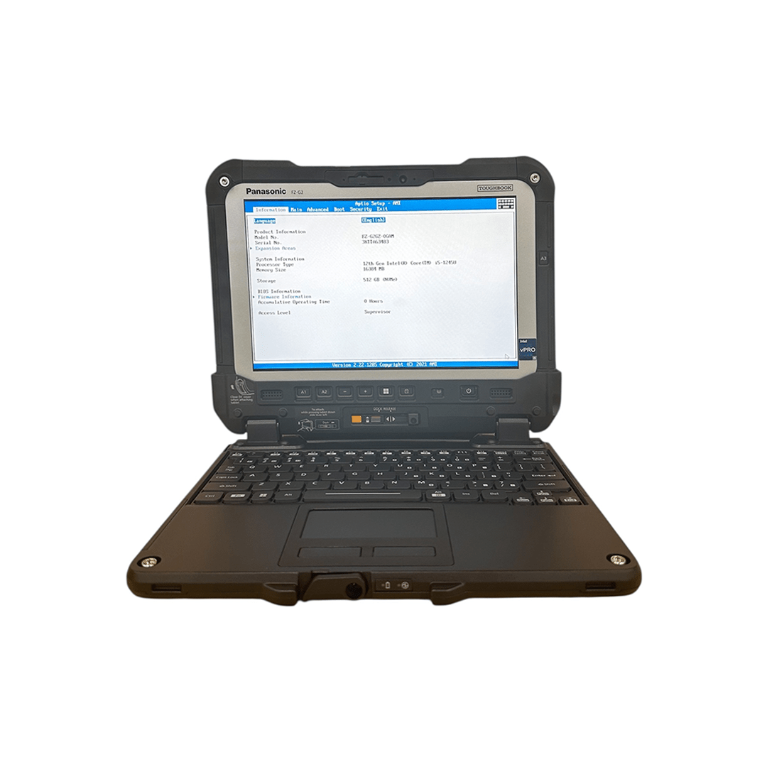 Toughbook FZ - G2 MK2, Intel Core i5 - 1245U, 4G LTE, Windows 11 Pro | FZ - G2GZ - 0GAM - Rugged Books Inc.