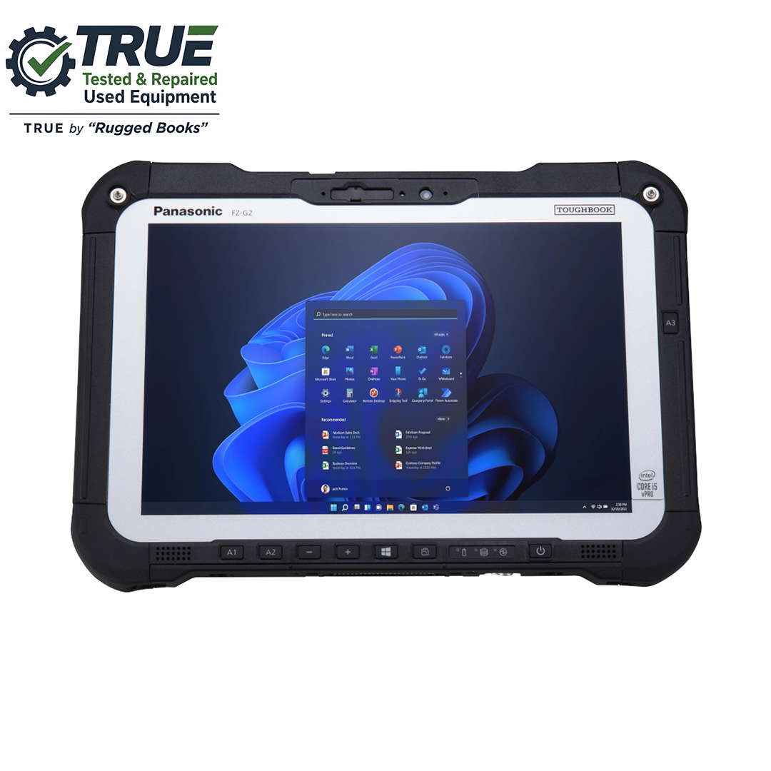 Toughbook FZ-G2 MK1, Intel Core i7-10810U, 16GB, 512GB, Quick Release, Windows 11 Pro.