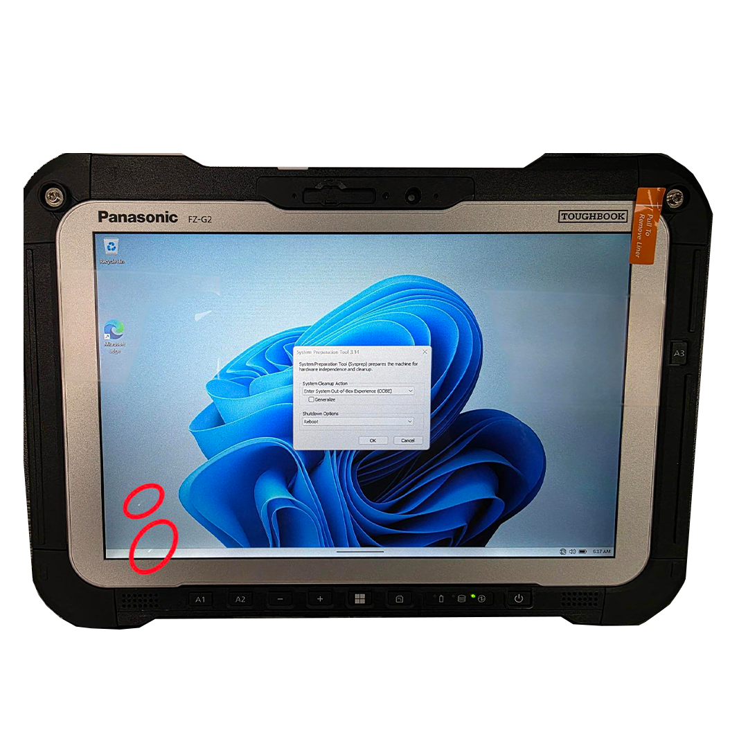 Toughbook FZ-G2 MK1, Intel Core i7-10810U, 16GB, 512GB, Quick Release, Windows 11 Pro.