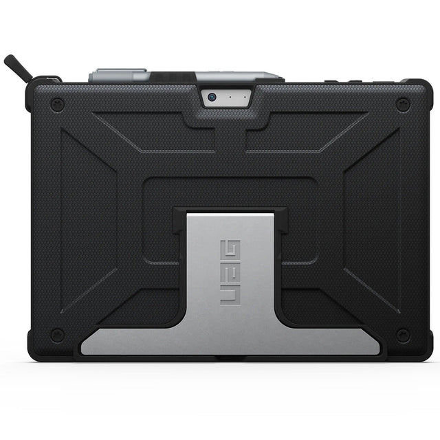 UAG Rugged Protective Case with Adjustable Stand and Surface Pen Holder for Microsoft Surface Pro 7 Tablet | Black - Rugged Books Inc.