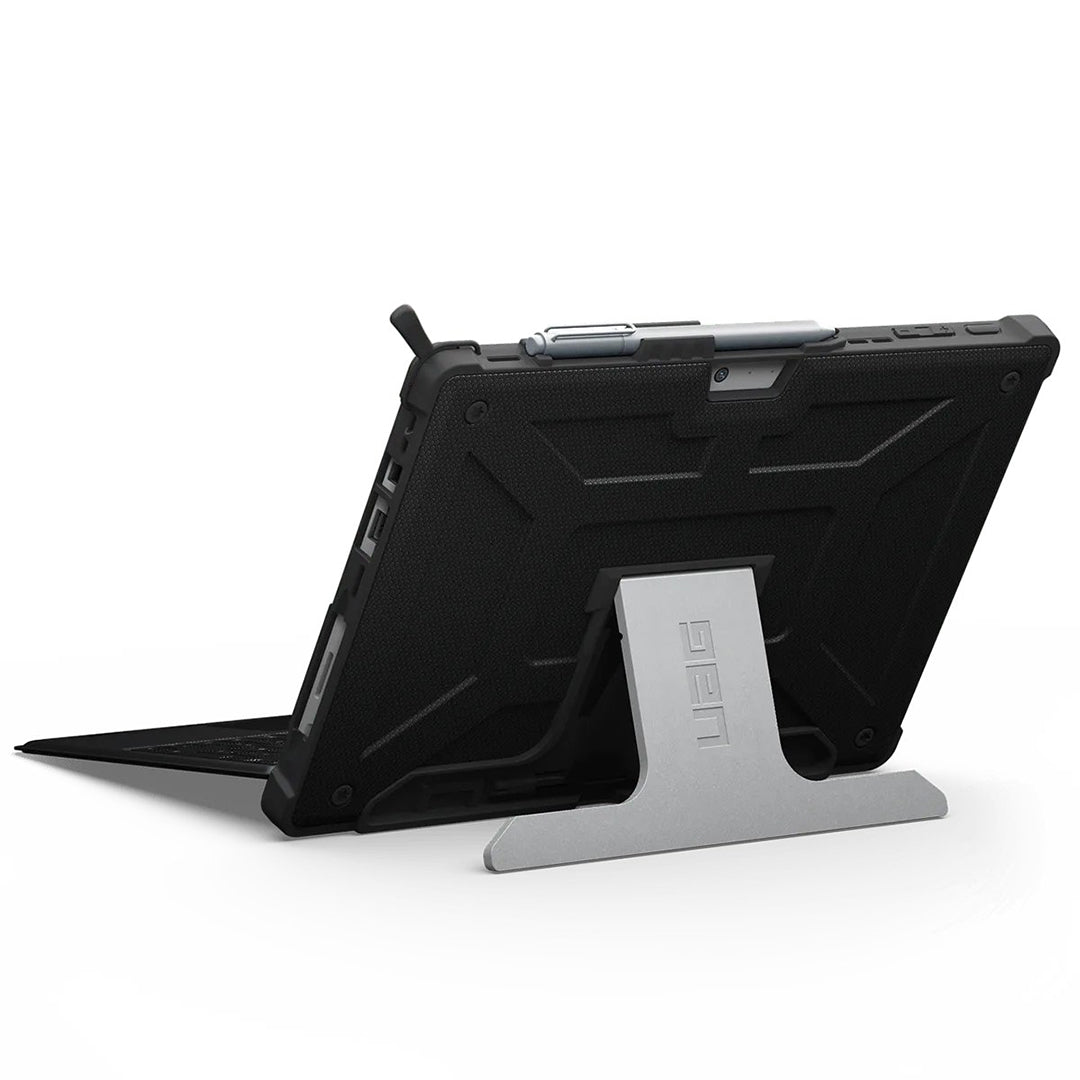 UAG Rugged Protective Case with Adjustable Stand and Surface Pen Holder for Microsoft Surface Pro 7 Tablet | Black - Rugged Books Inc.